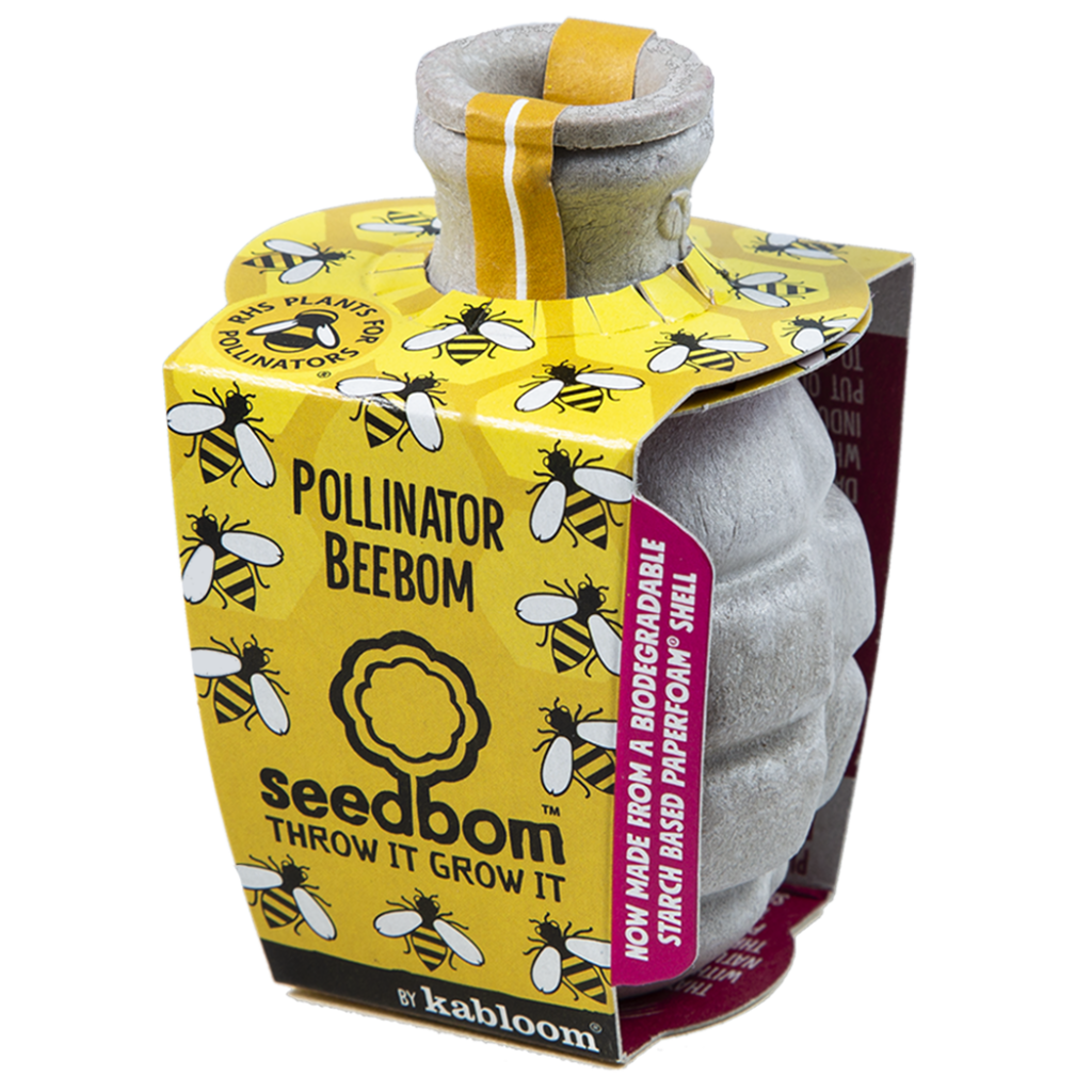 Pollinator Beebom Seedbom Wildflower filled Seed Bomb for bees