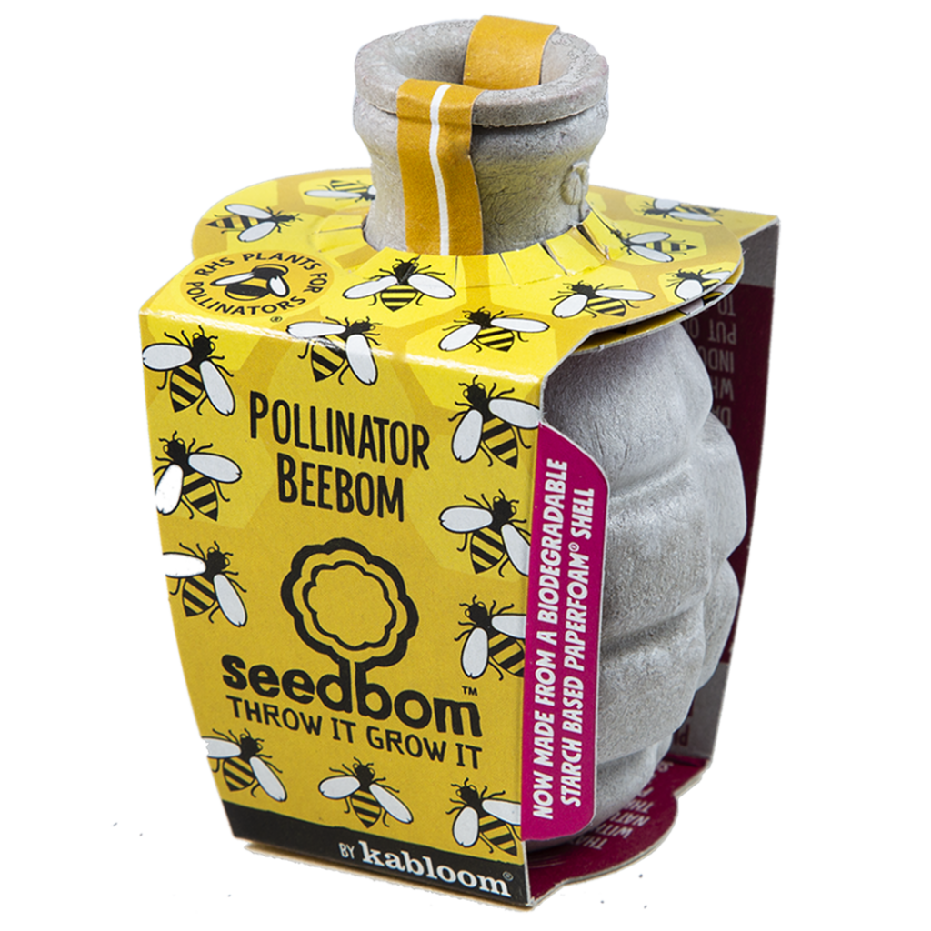 Pollinator beebom seedbom wildflower filled seed bomb for bees