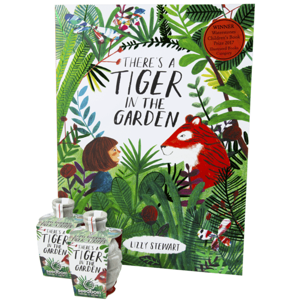 There's a Tiger in the Garden Book and Seedbom gift set